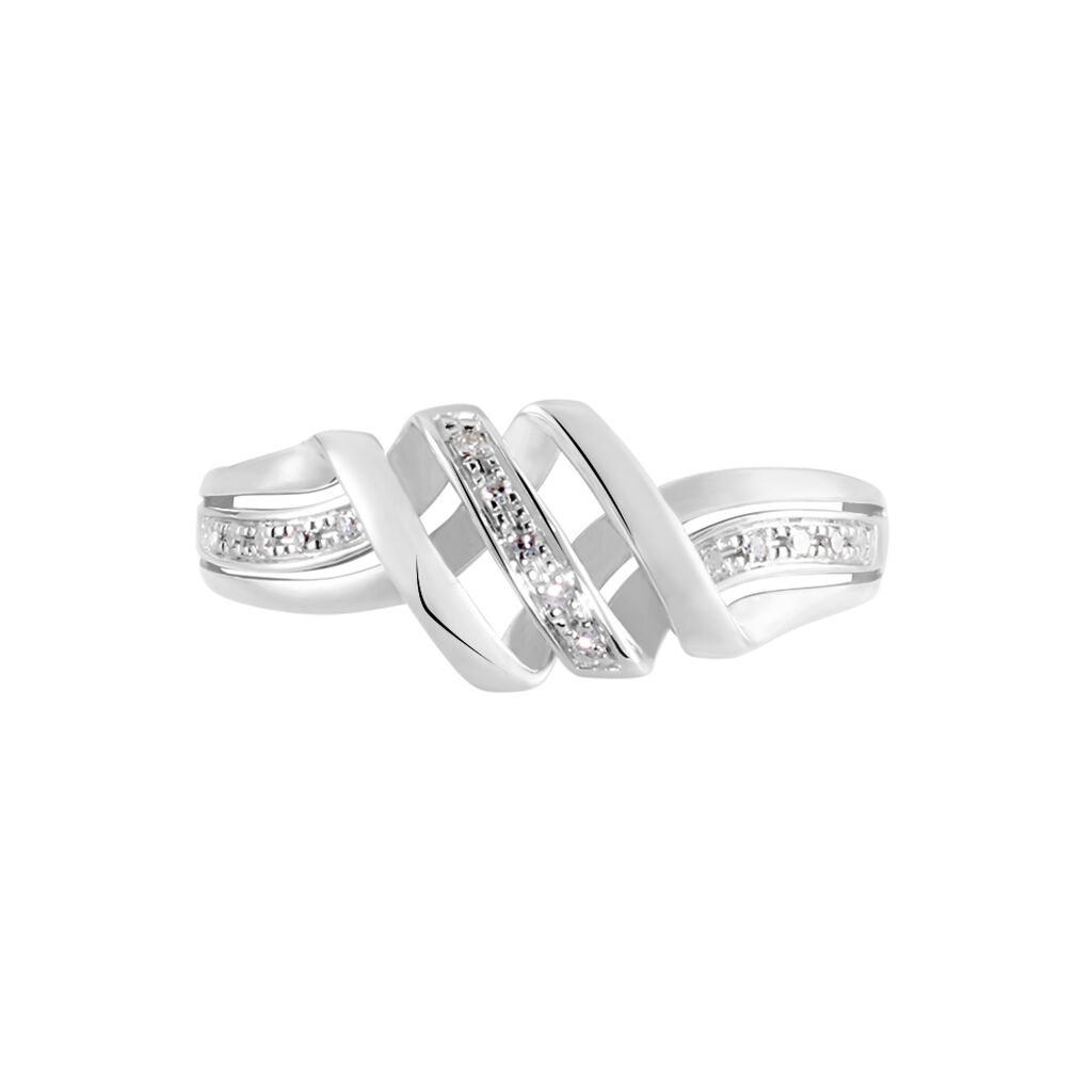 Bague Or Blanc Rosalane Diamants