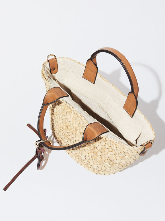 Bolsa de palha - Cor de camelo