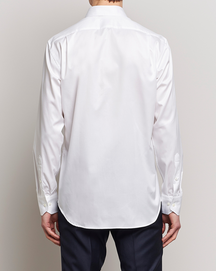 Stenströms Slimline Twofold Stretch Shirt White
