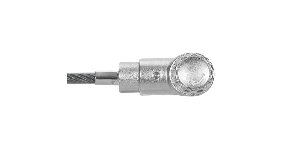 TargusDefcon Ultimate Universal Keyed Cable Lock with Adaptable Lock Head diefstalbeveiliging