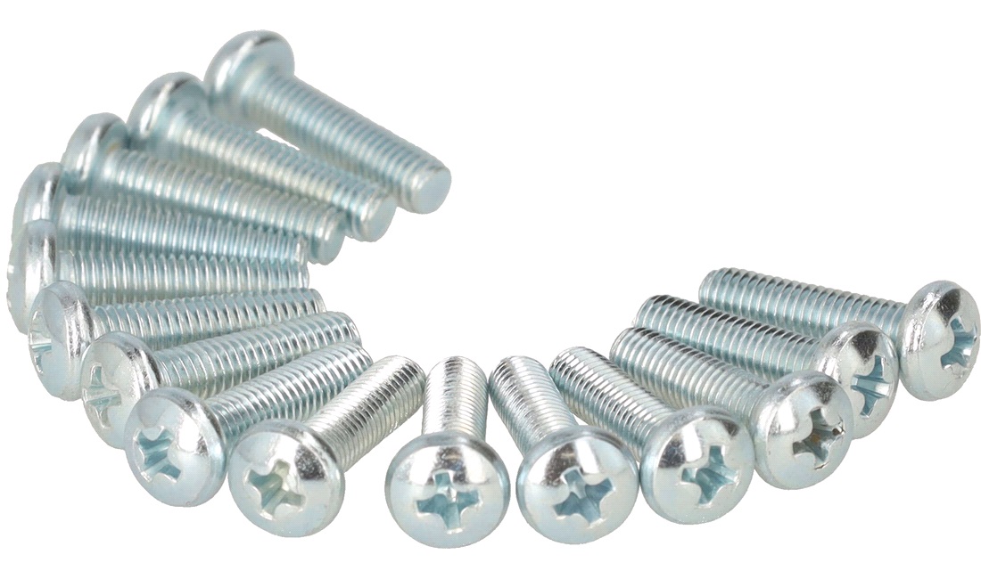 Maskinskruer PH M5x20 mm - 15 stk.
