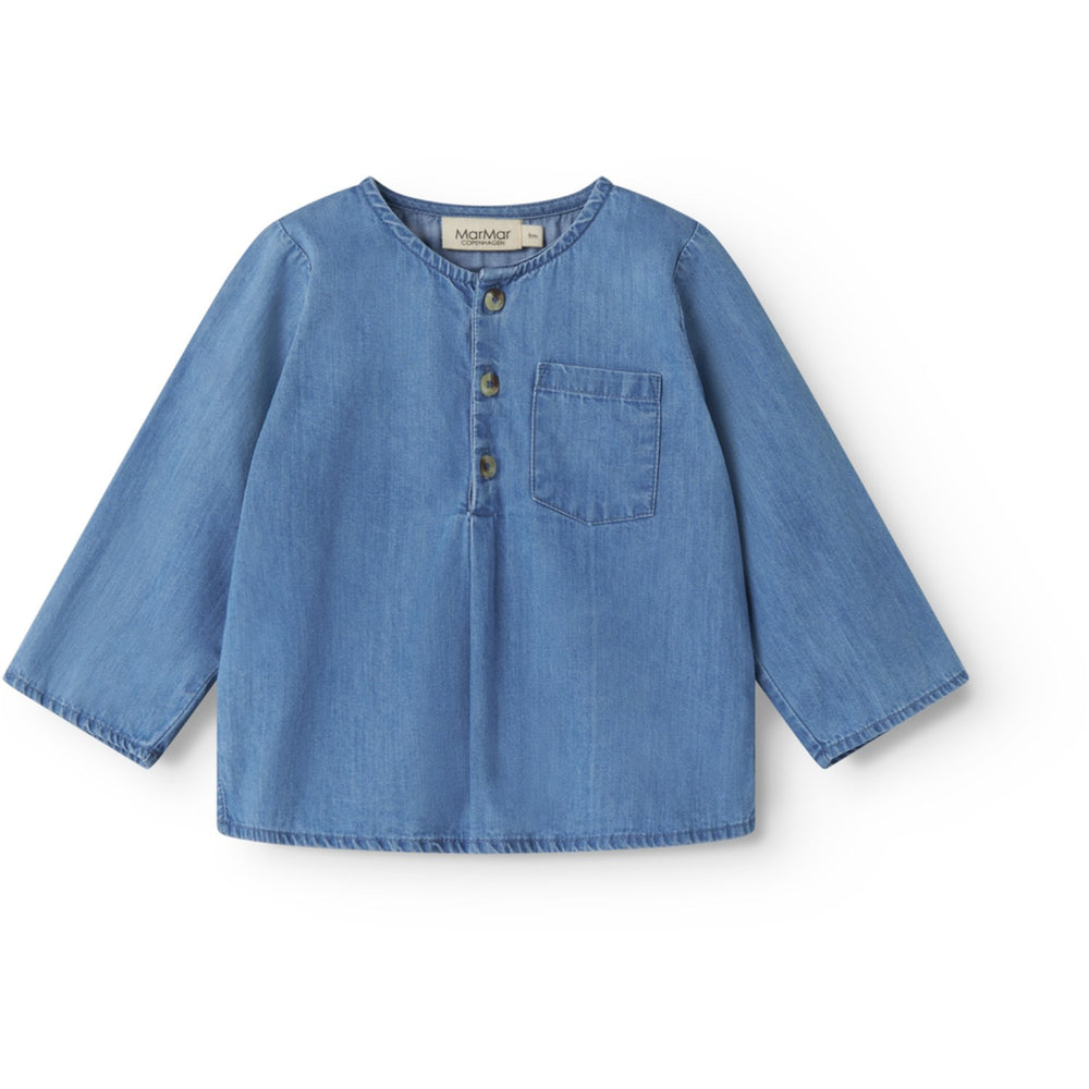 Køb MarMar Light Denim Blue Denim Troy Skjorte