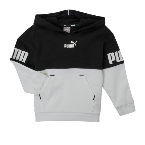 Puma - PUMA POWER BEST HOODIE - Noir / Blanc