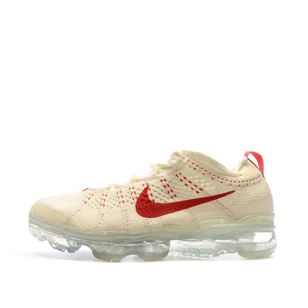 Nike Baskets Blanches/Rouge Femme Nike Air Vapormax 2023