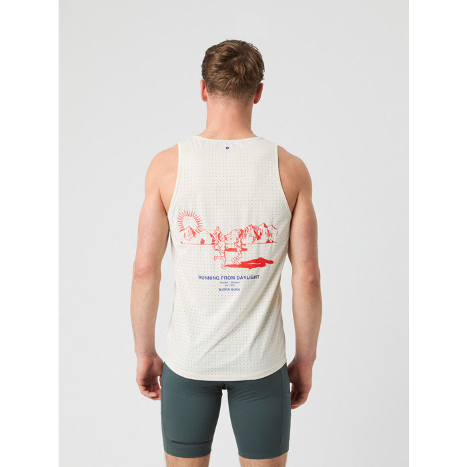Björn Borg Running perforated Singlet Heren