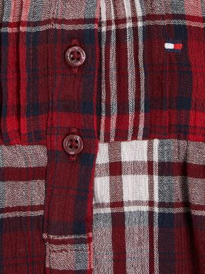 Vestido Tommy Tartan de Manga Comprida