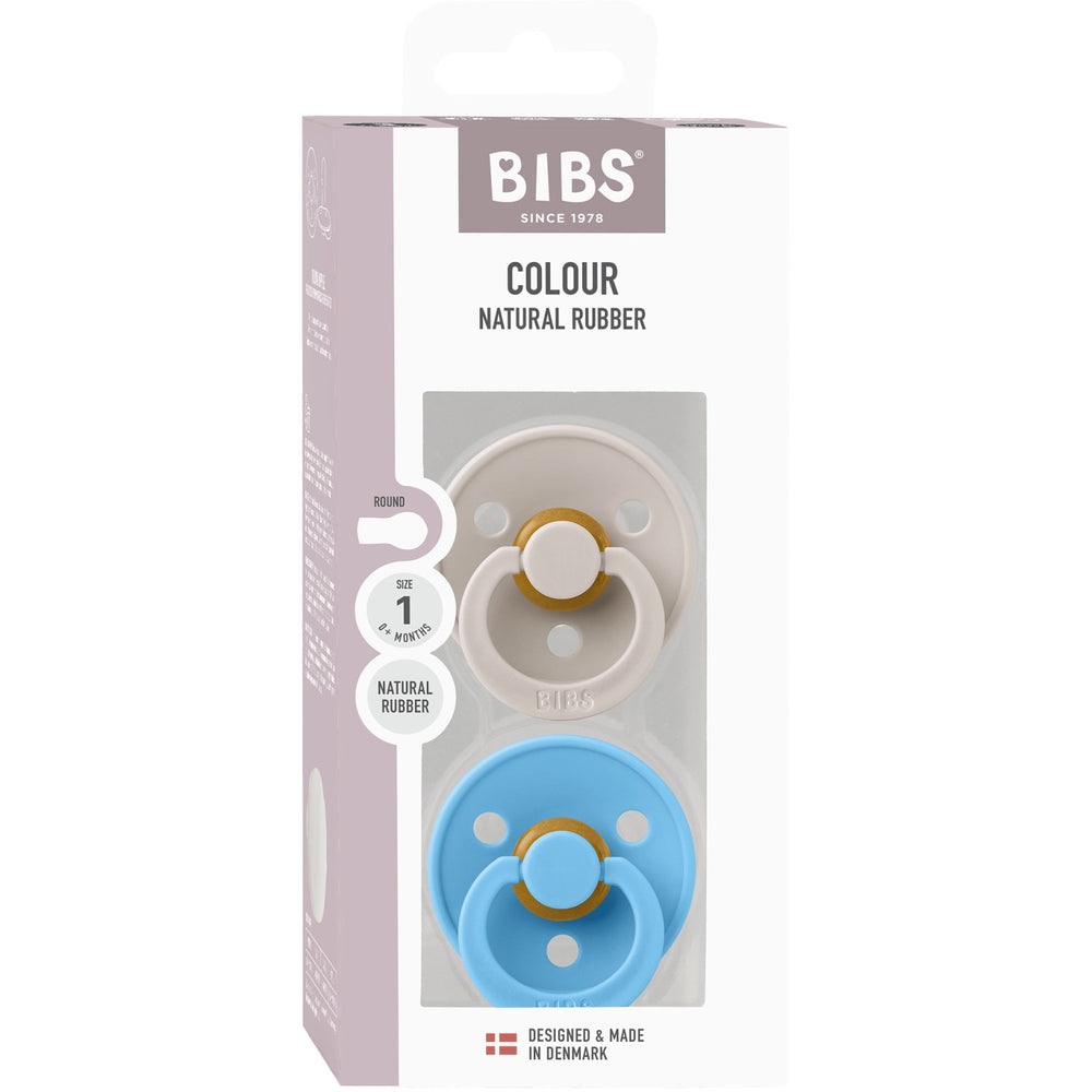 Køb Bibs Mushroom/Breeze Sut Colour 2 Pack Latex