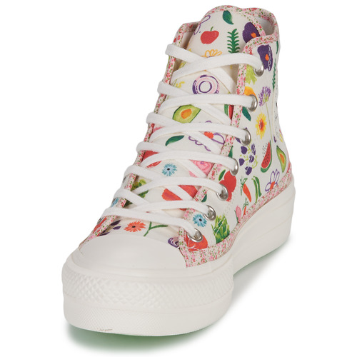 Converse - CHUCK TAYLOR ALL STAR LIFT-FESTIVAL- JUICY GREEN GRAPHIC - Multicolore