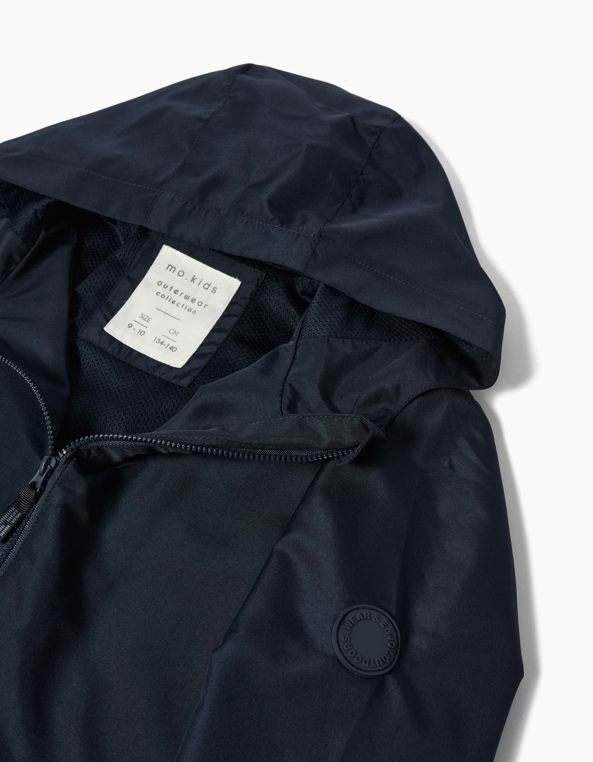 Parka com Capuz, Menino, Azul Escuro