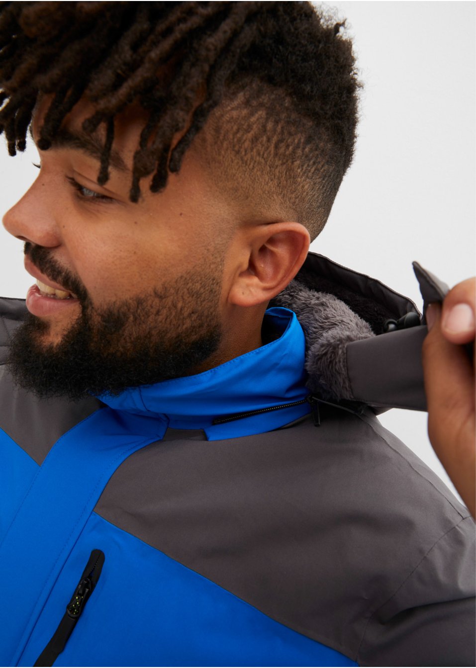 Veste fonctionnelle hybride avec doublure douce en polaire
