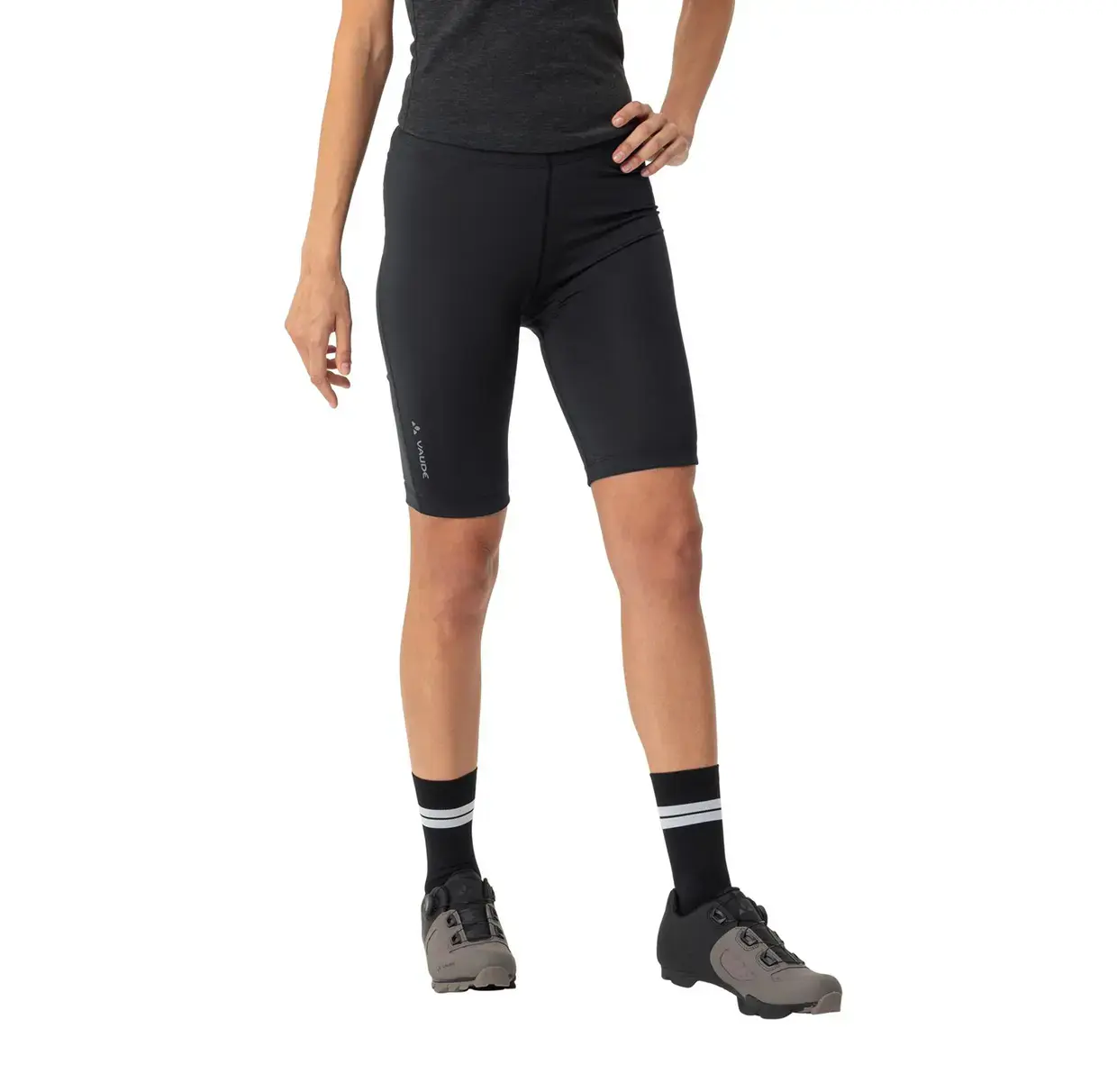 VAUDE Matera II Fietsbroek Kort Zwart Dames