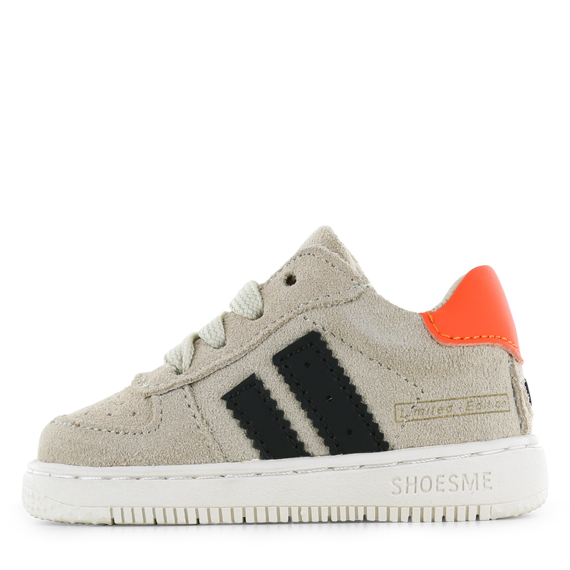 Shoesme beige sneakertje Microfiber leer, Suède | Jongens schoenen