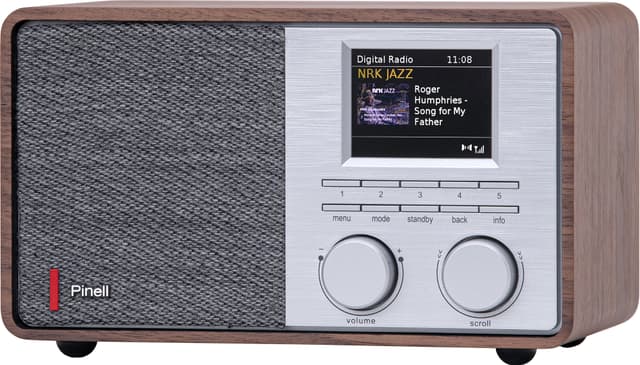 Pinell Supersound 201 digital radio (valnød)