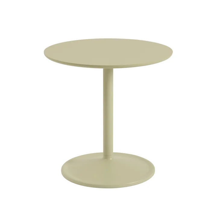Muuto - Soft Beistelltisch, Ø 48 cm, H 48 cm, beigegrün