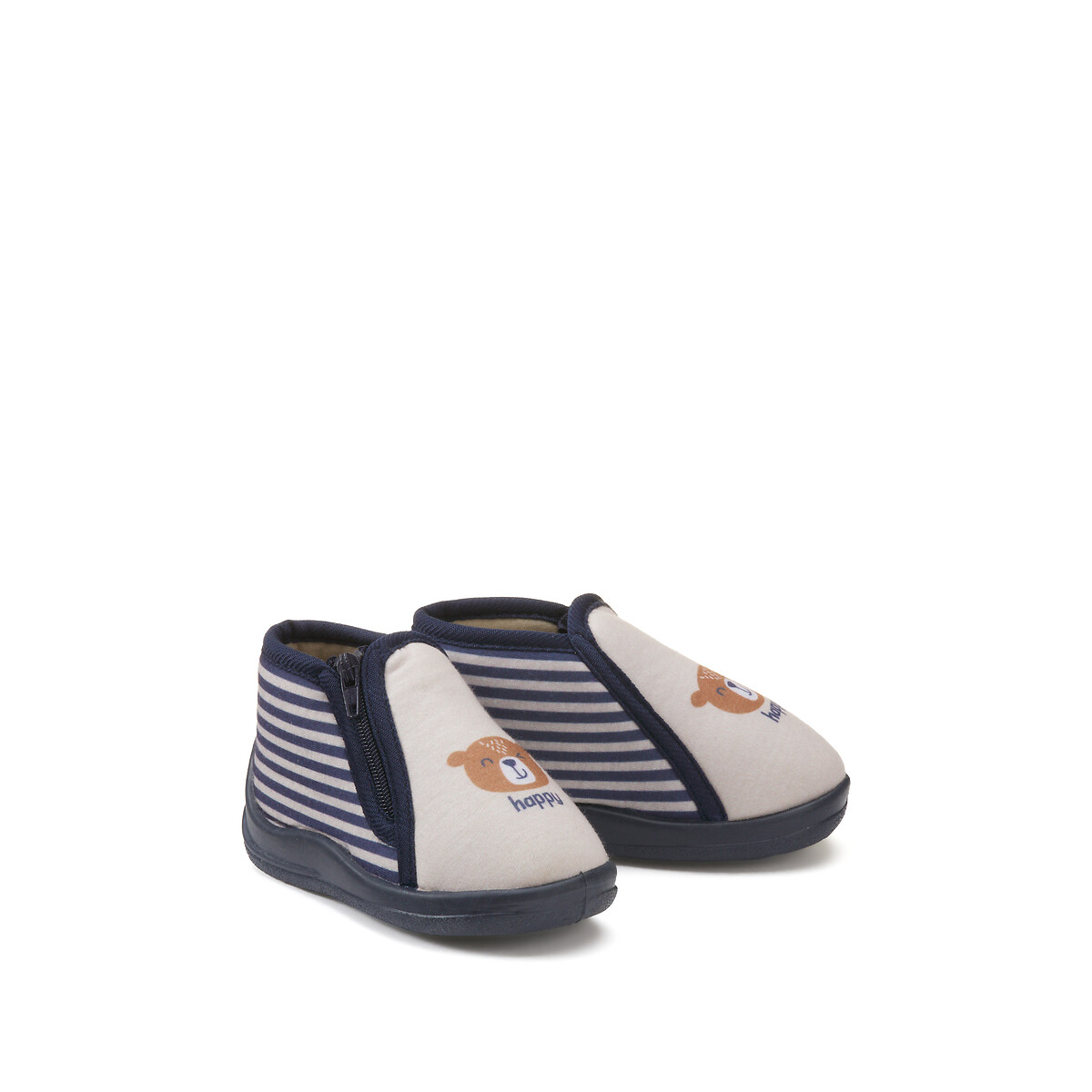 COLEÇÕES LA REDOUTE<br>Pantufas com zíper, estampa de urso