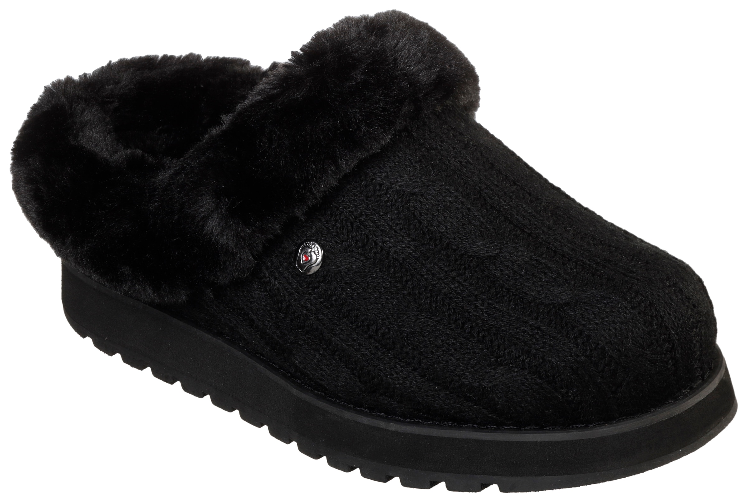 Skechers Pantoffel »KEEPSAKES - ICE ANGEL«  Hausschuh in Strick-Optik