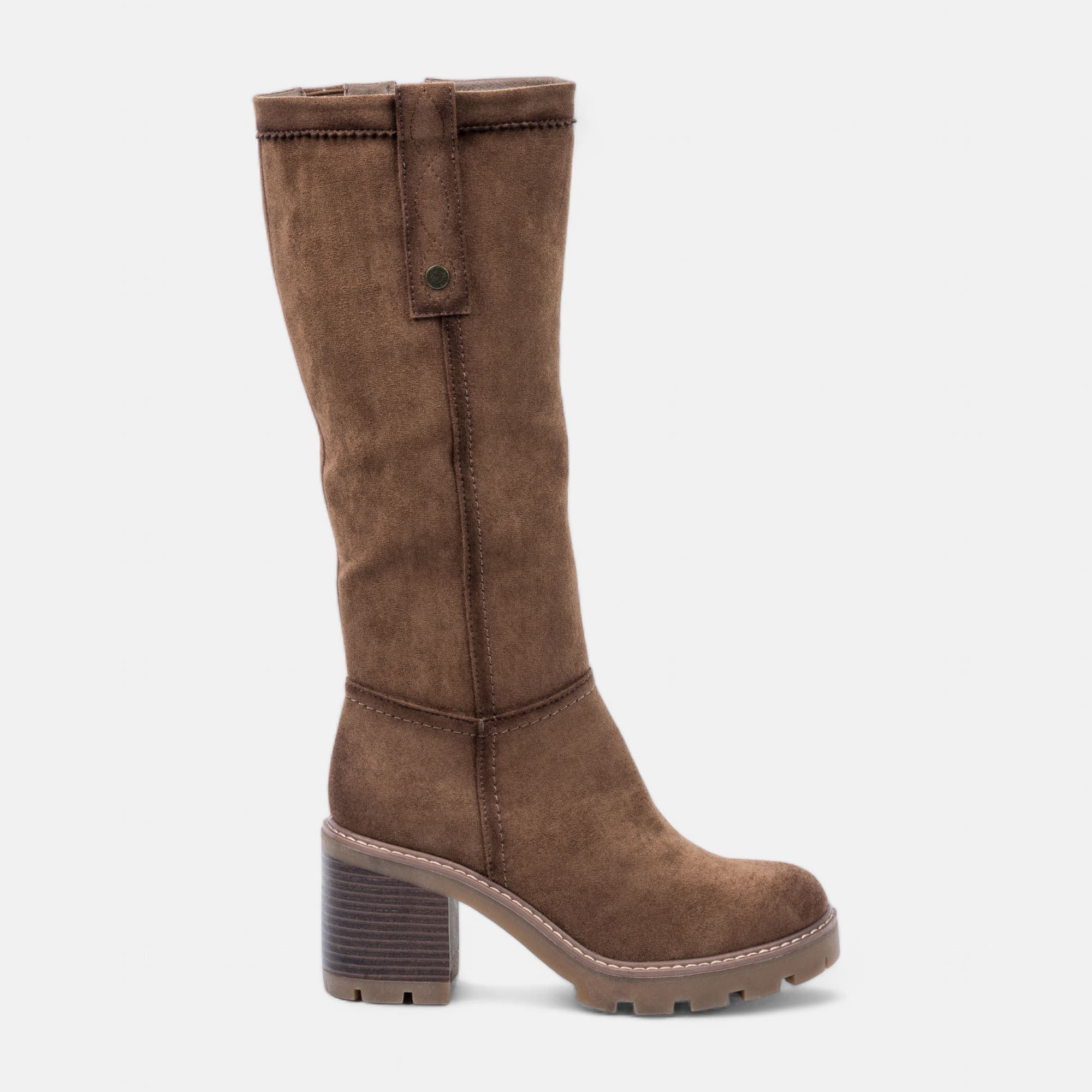 Bottes à talon Femme camel