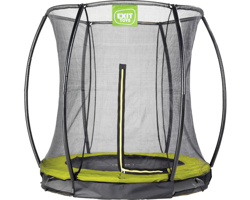 EXIT Silhouette Ground trampoline met veiligheidsnet Ø 183 cm lime