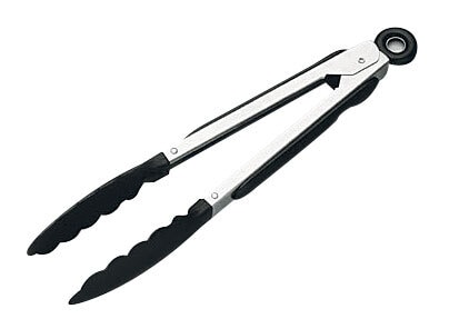 JUSTINUS Bratzange 27 cm Edelstahl silberfarbig/ schwarz