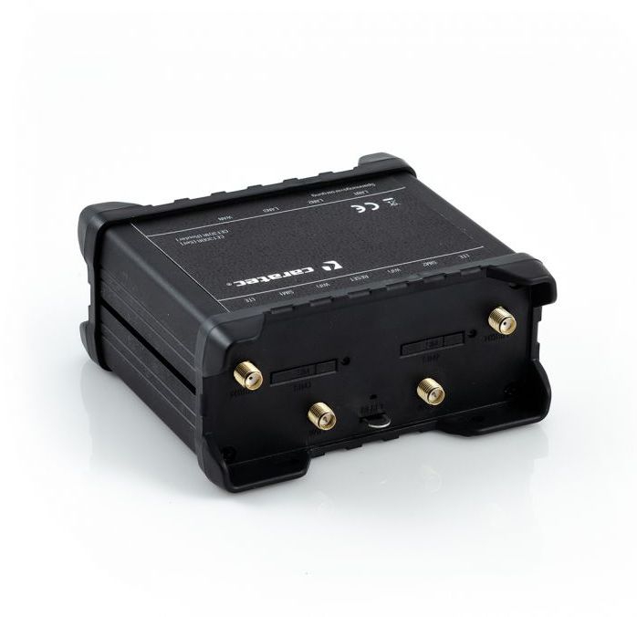 Caratec Electronics CET300R Caravaning Routerset Router und Antenne für Wohnmobil und Caravan mit schwarzer Rundantenne
