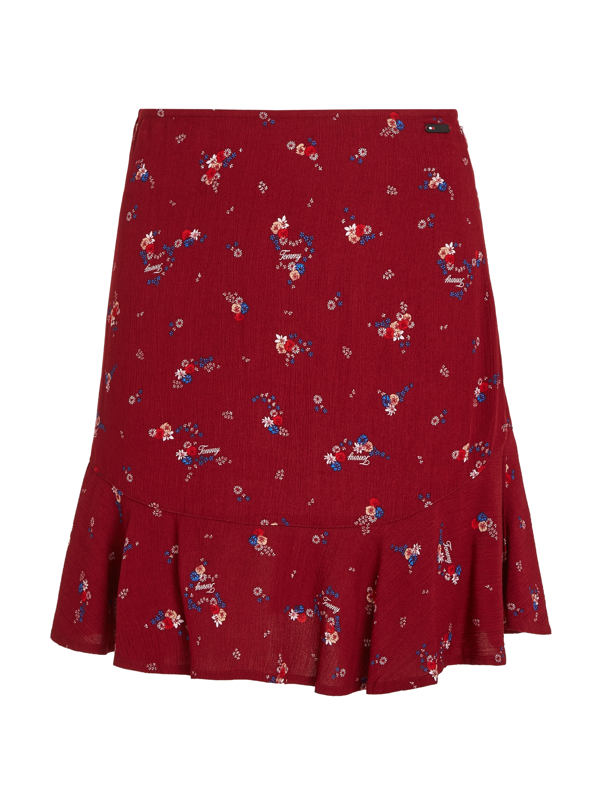 Tommy Jeans Minirock »TJW FLORAL TIERED MINI SKIRT« Webrock mit Blumenprint