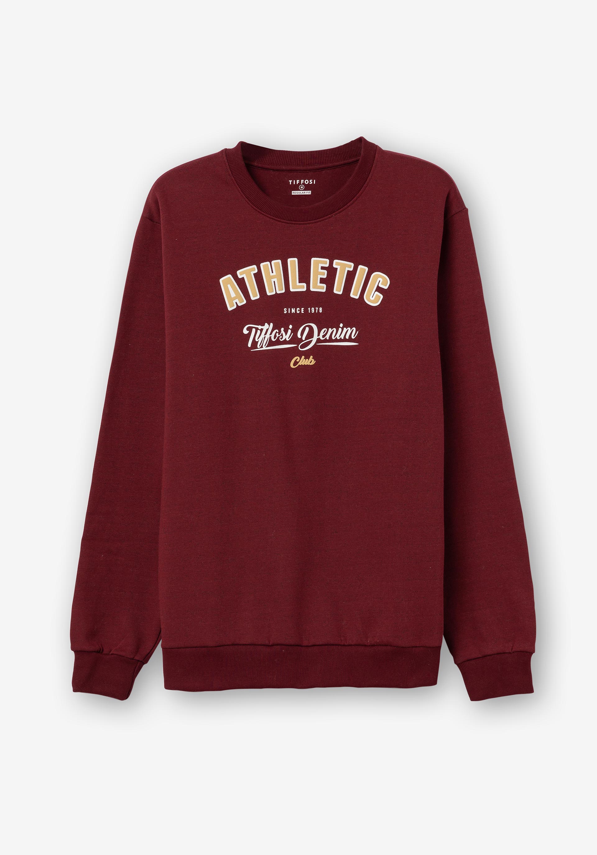 Sweatshirt Estampado Frontal com Relevo
