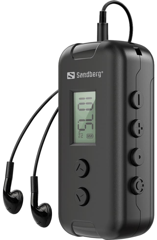 Sandberg Recharge 421-01 pocket FM radio