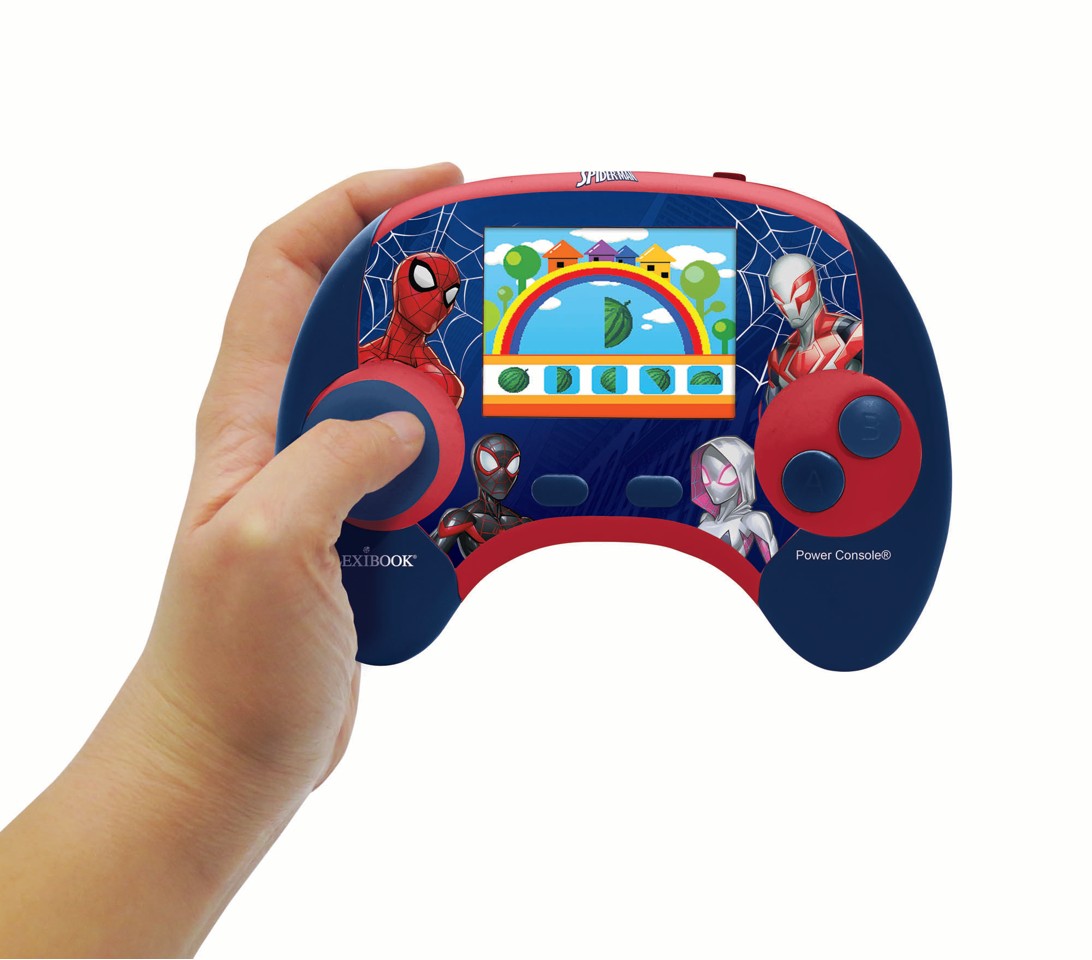 Lexibook - Spider-Man Educational tosproget konsol med LCD-skærm (EN/FR)