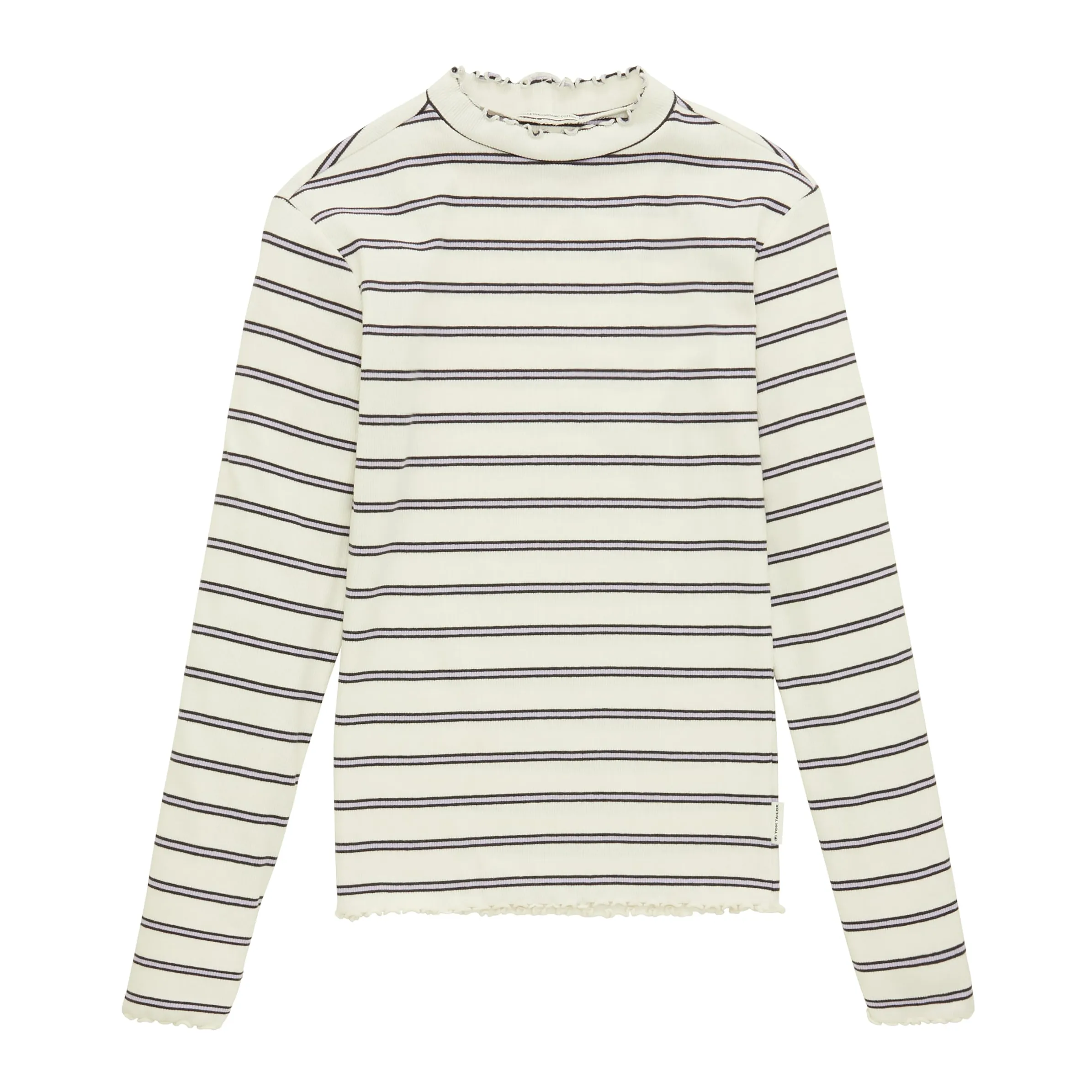Mädchen Langarmshirt mit Streifen