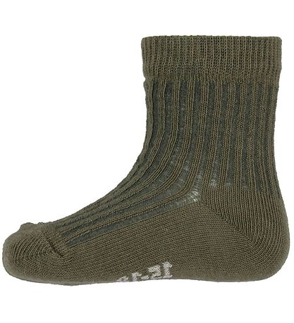 Minymo Socken - 5er-Pack - Cocoa Brown m. Muster