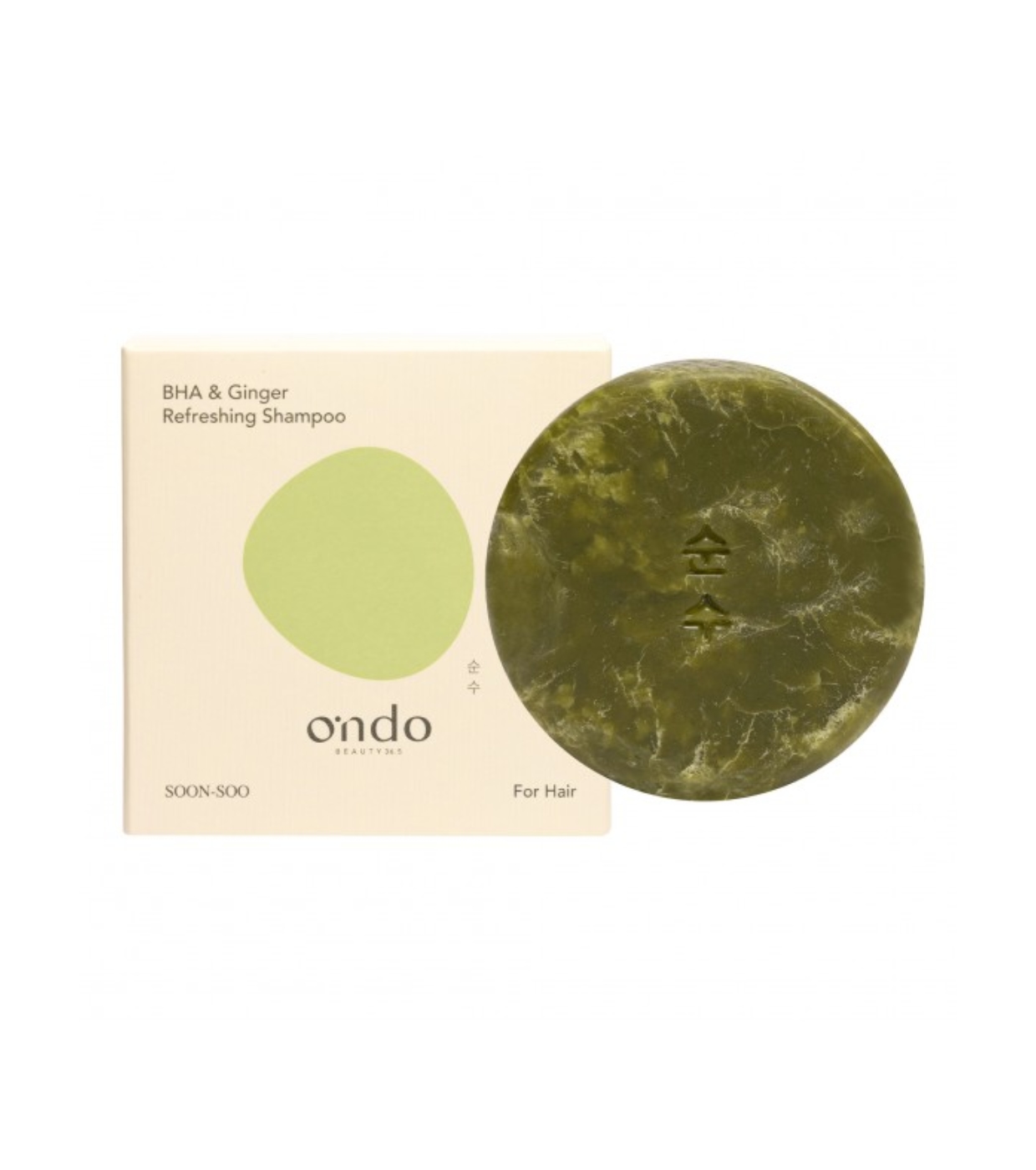 Ondo Beauty 36.5 - Shampoo sólido 70g - Bha & Ginger