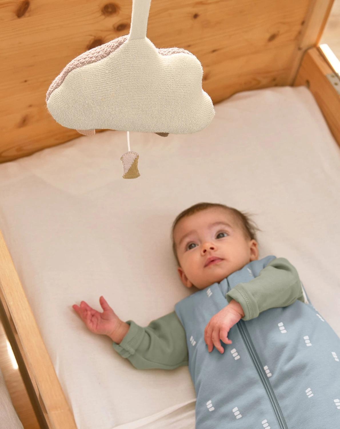 Spieluhr WOLKE in milky pink
