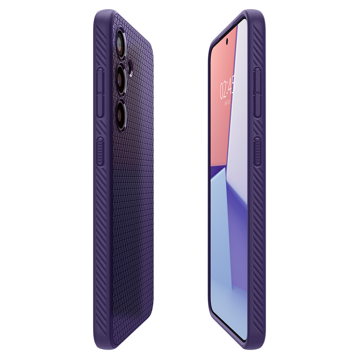 Samsung Galaxy S24 Liquid Air Case Gummi Hülle (ACS07451) - Deep Purple