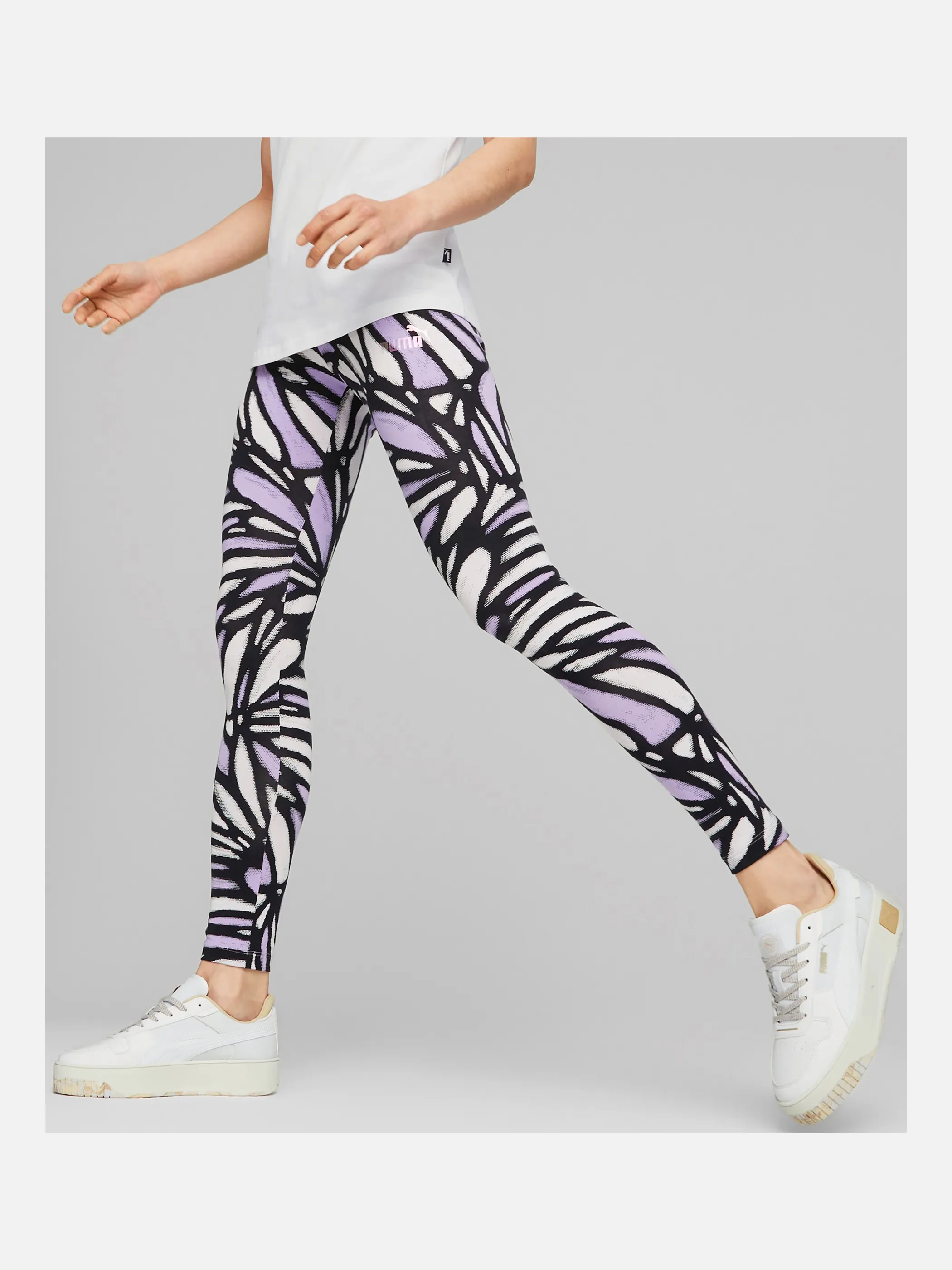 Damen Leggings in buntem Print