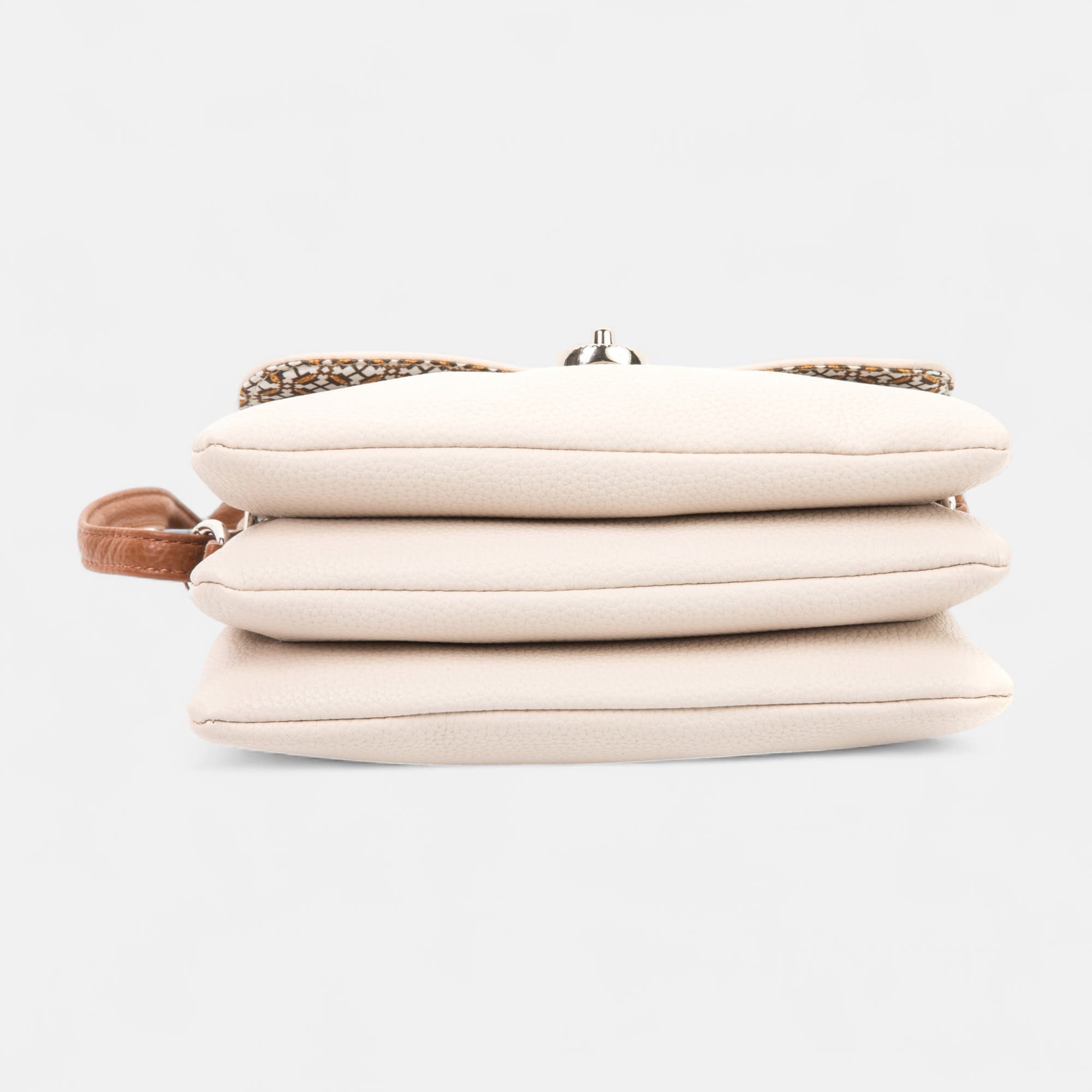 Sac bandoulière beige