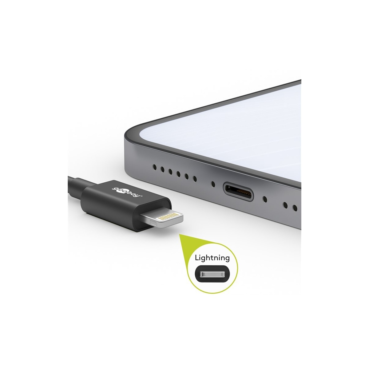 Lightning til USB-C™ lade- og synkroniseringskabel