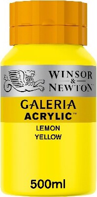 Winsor & Newton - Akrylmaling - Citrongul 500 ML