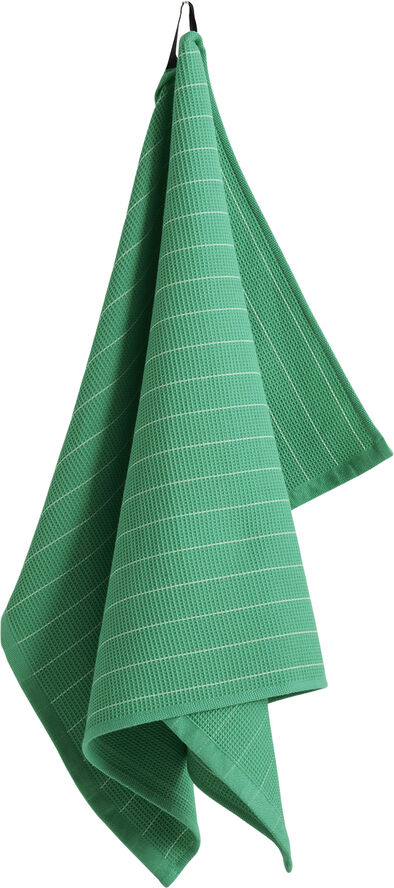 Hay Canteen Tea Towel-Emeraldpinstripe Emeraldpinstripe