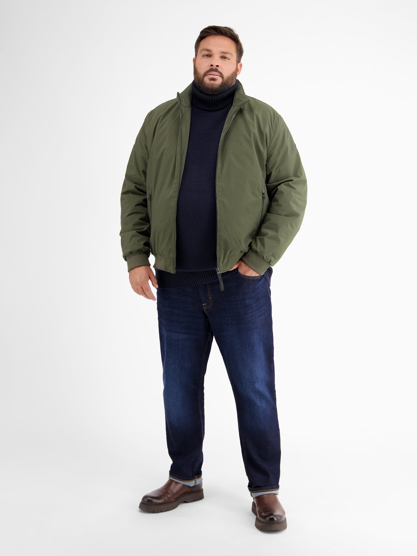 Blouson mit funktionalen Eigenschaften für Herren in Übergrößen