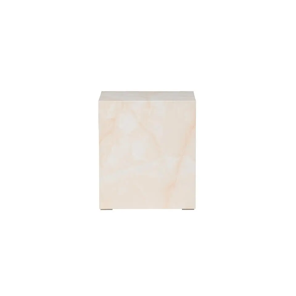 Salontafel Vierkant - Beige MDF - 40x40x45cm - York