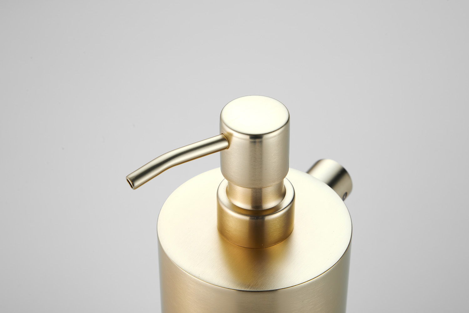 Saniclear Academy zeepdispenser geborsteld messing mat goud