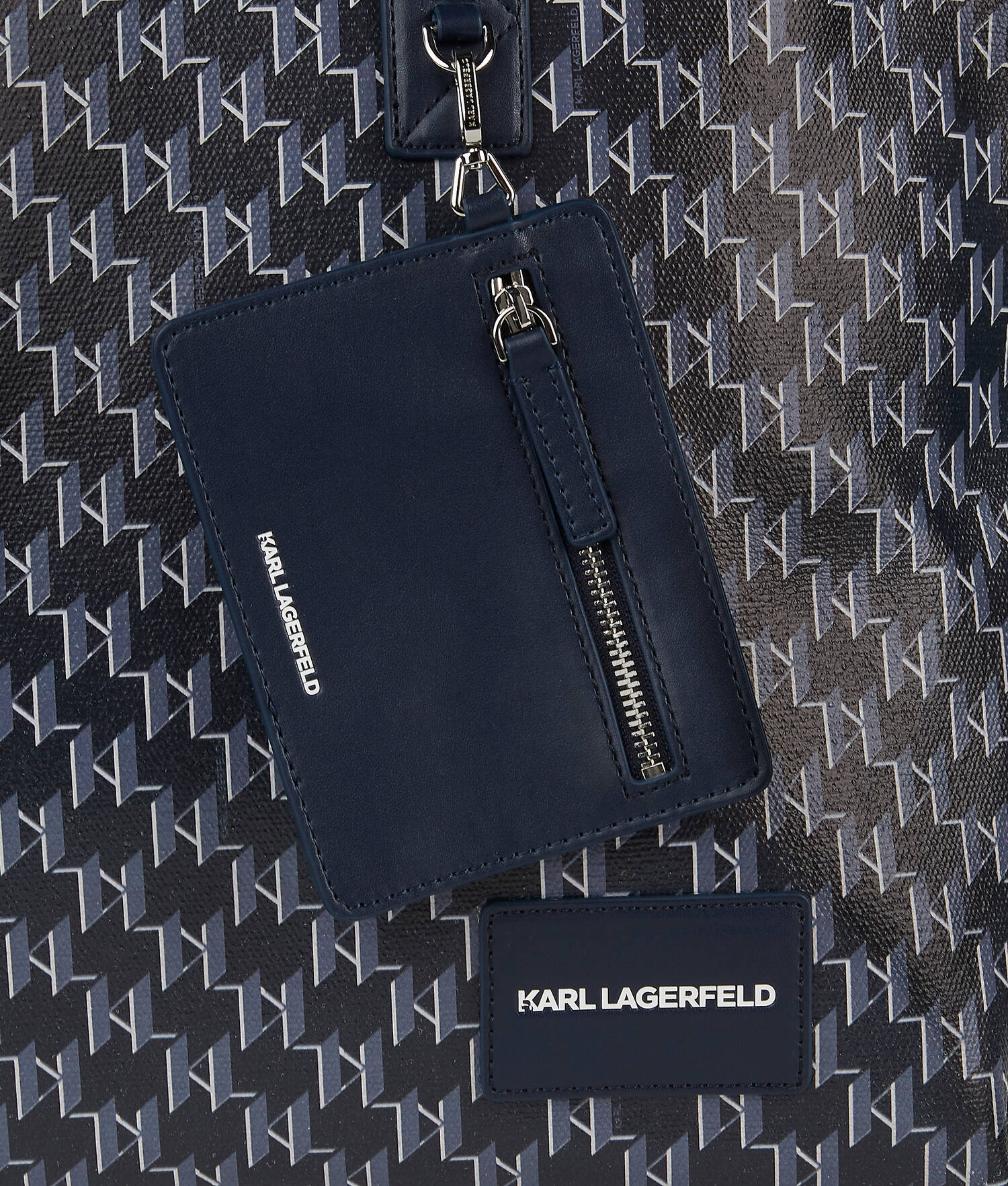 SAC CABAS K/VOYAGE - Monogramme bleu marine