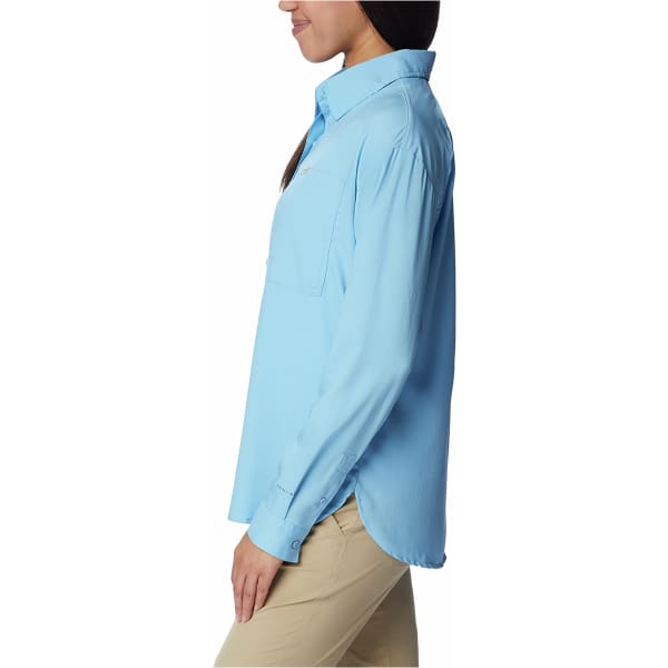 Chemise randonnée COLUMBIA SILVER RIDGE UTILITY LS VISTA BLUE