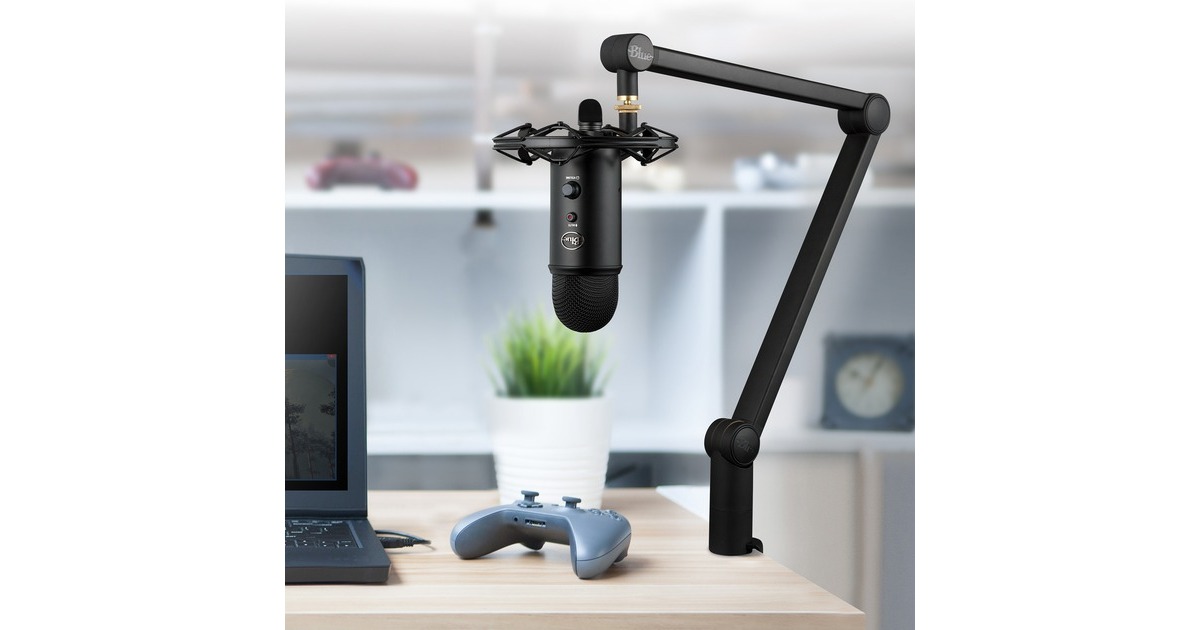 Blue MicrophonesCompass Premium Broadcast Arm houder  (Zwart)