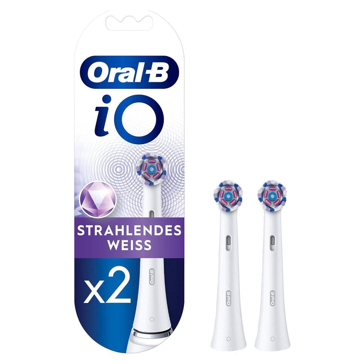 Oral-B iO Radiant White 2er Aufsteckbürsten