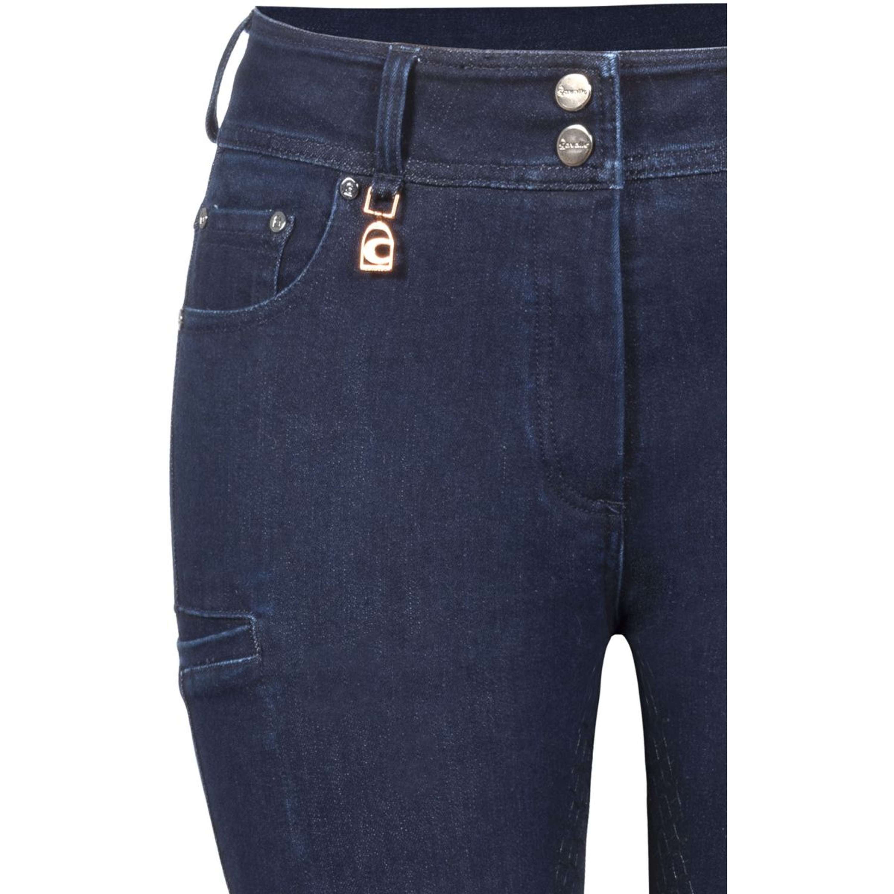 Cavallo Rijbroek Cavalcoline Full Grip Blauw Denim
