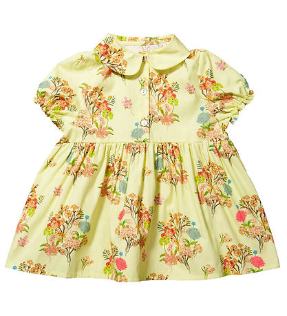 Christina Rohde Kleid - Gelbe m. Blumen