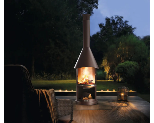 Buschbeck barbecuehaard Auckland Prestige bruin metallic