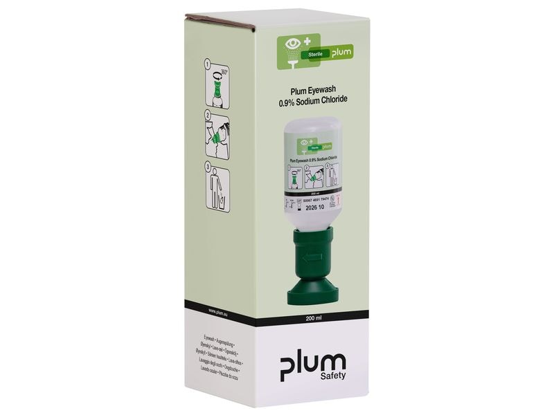 PLUM PLUM Augenspülung NaCl 0.9% 200 ml Augenspülung mit steriler Kochsalzlösung