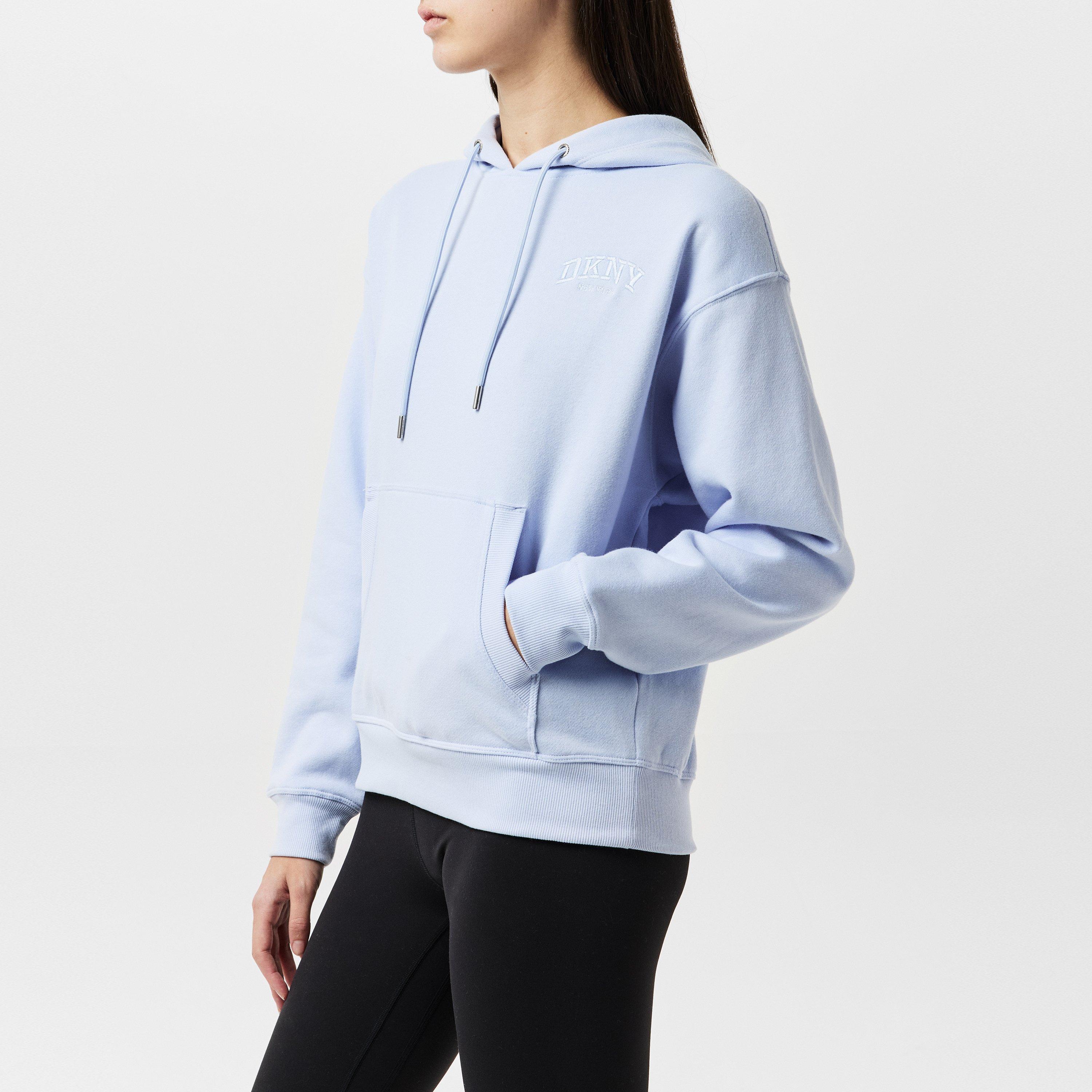 DKNY Embroidered Varsity Hoodie Womens